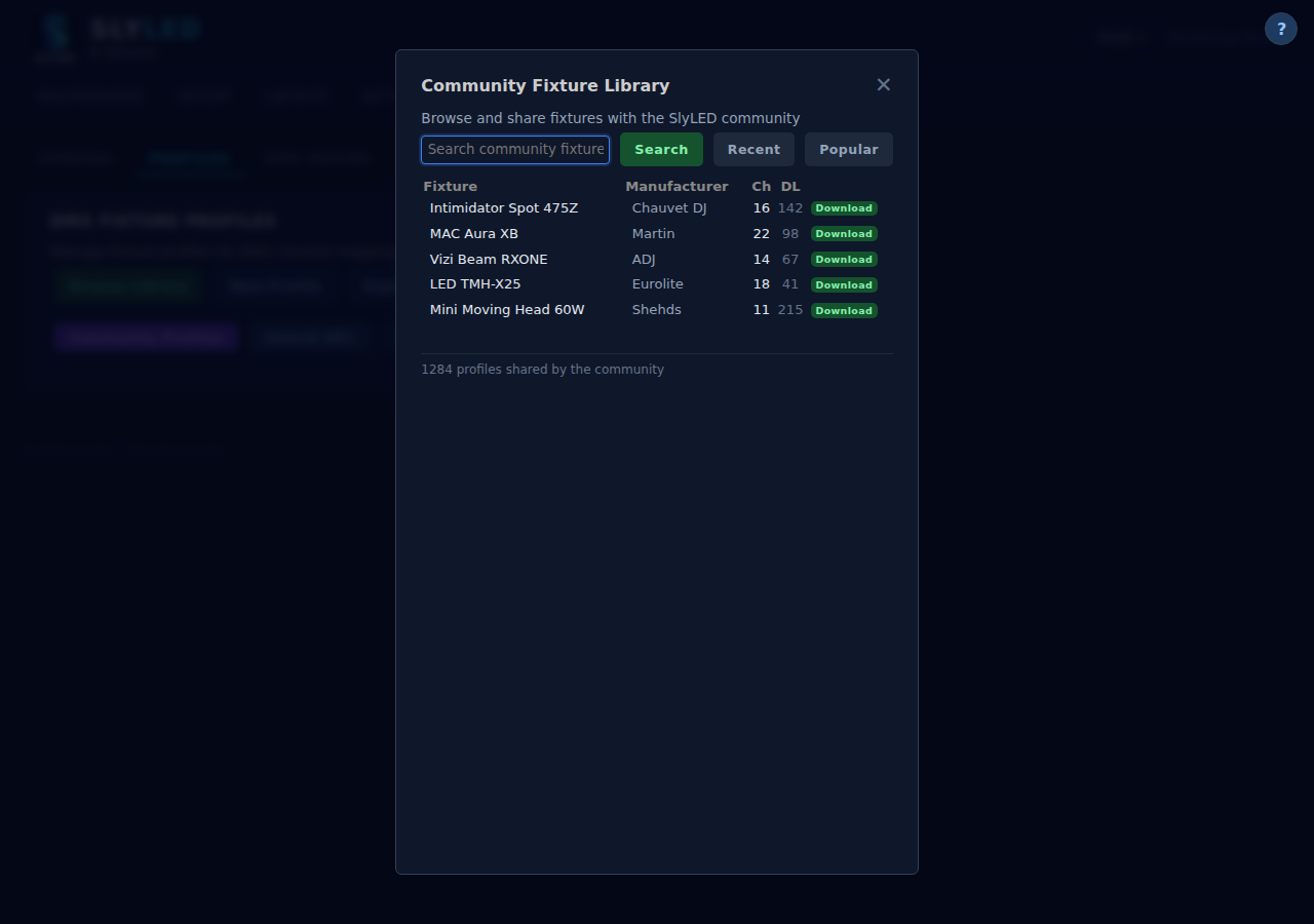 Community profile browser loaded from electricrv.ca