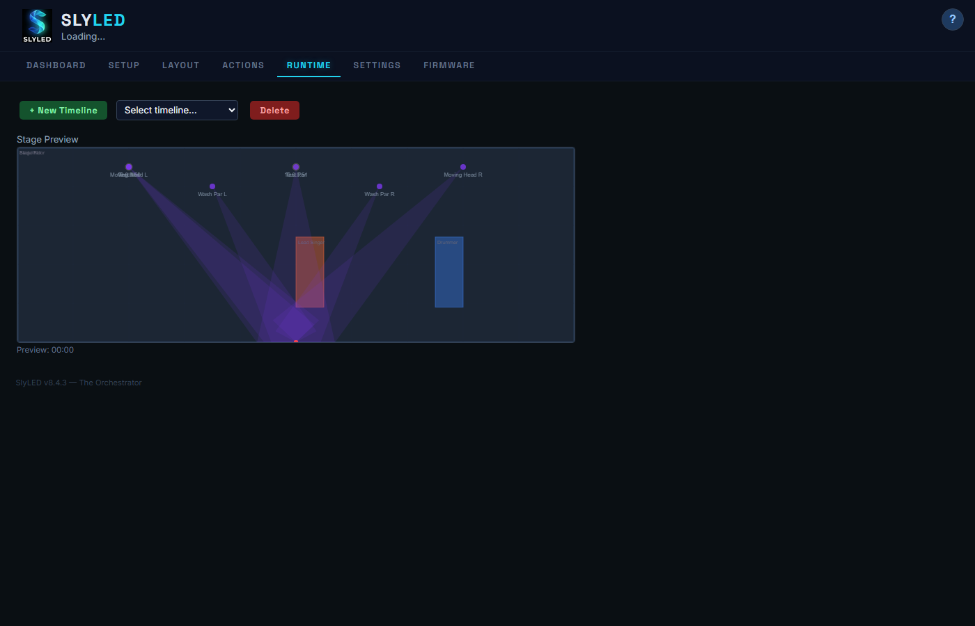 Runtime emulator with live spatial field visualization